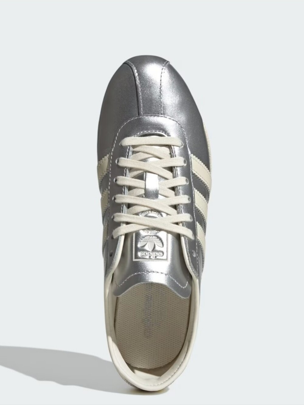 Adidas Toyko Metallic Silver And Cream